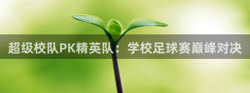  超级校队PK精英队：学校足球赛巅峰对决