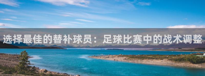 选择最佳的替补球员：足球比赛中的战术
